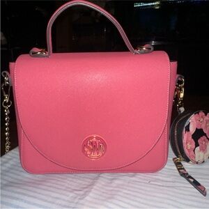 Steve‎ Madden NWOT Crossbody Satchel w/ Coin Pouch – Gold Chain Strap